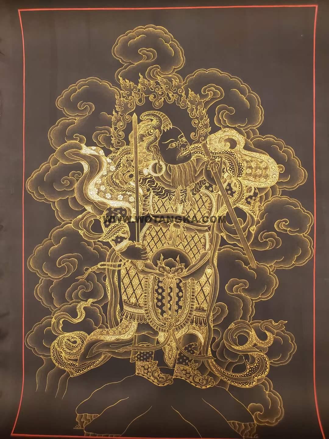 2022.09.18-黑金四大天王唐卡推荐与赏析