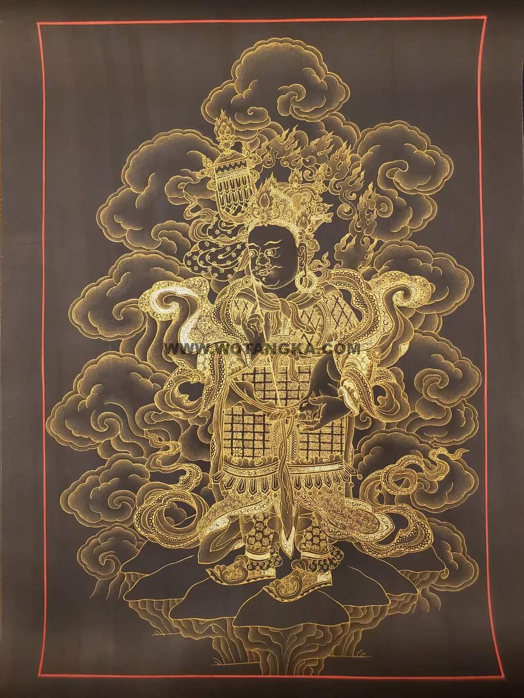 2022.09.18-黑金四大天王唐卡推荐与赏析