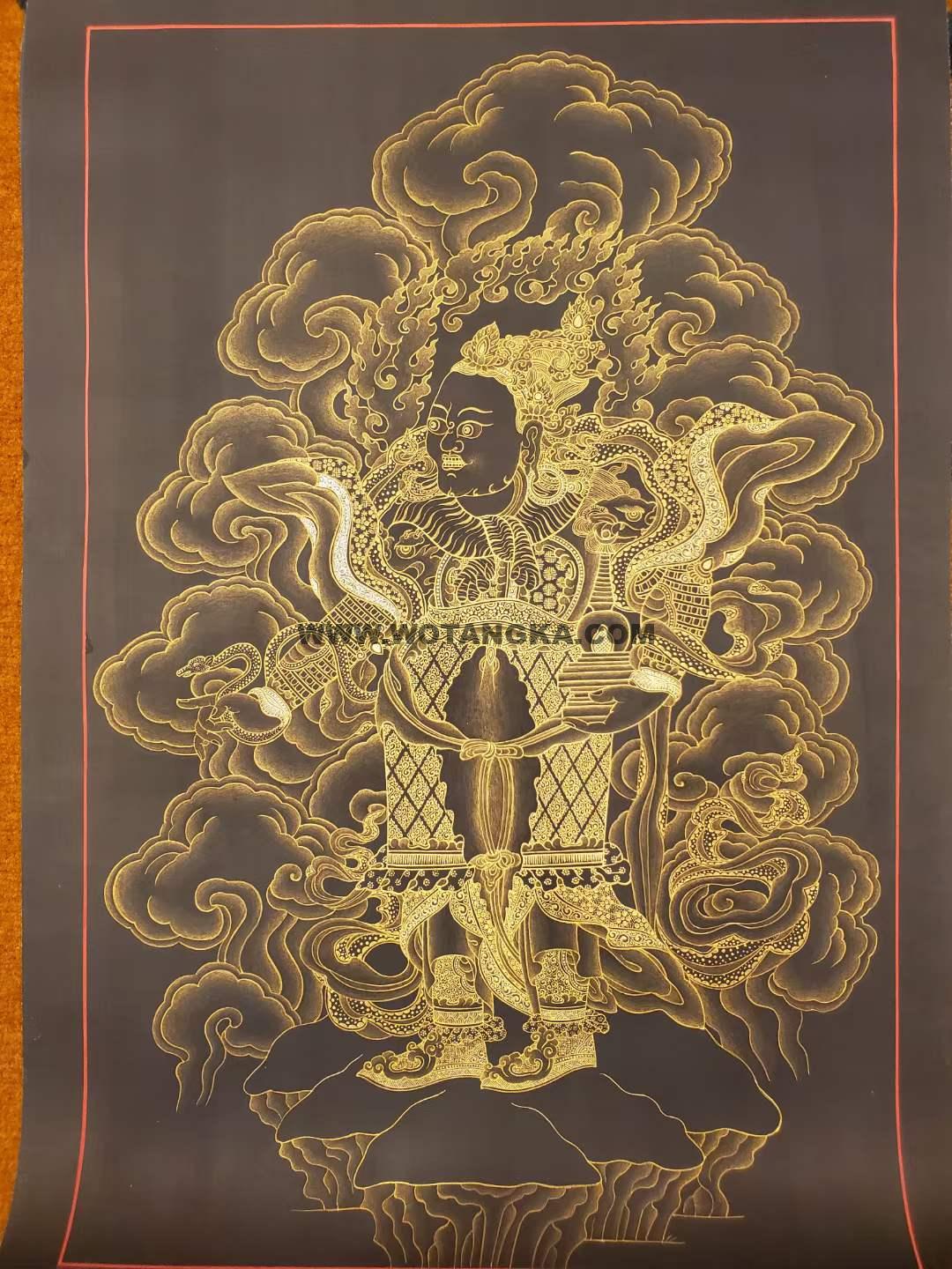 2022.09.18-黑金四大天王唐卡推荐与赏析