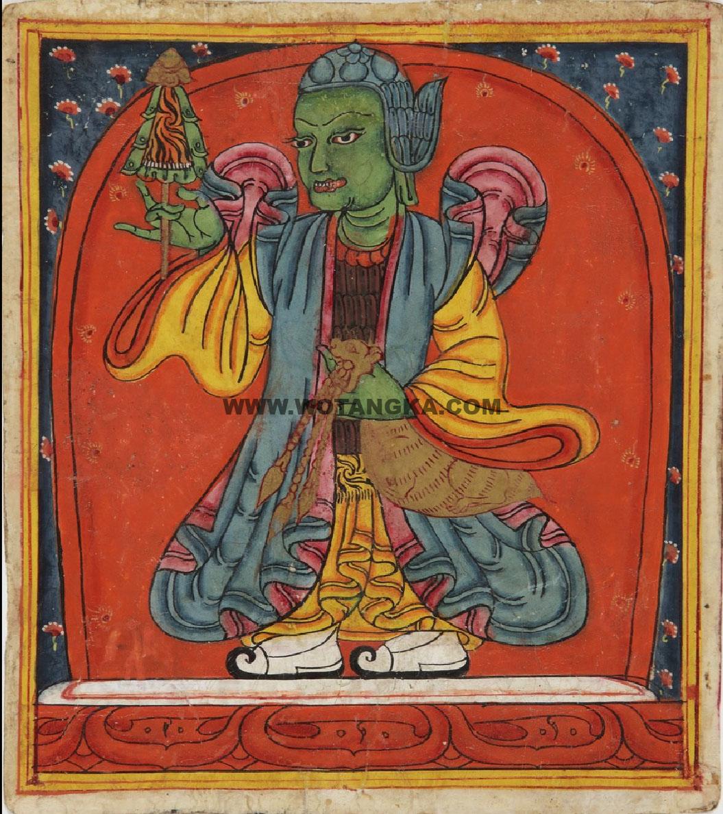 沃唐卡编号AC79722：财宝天王
