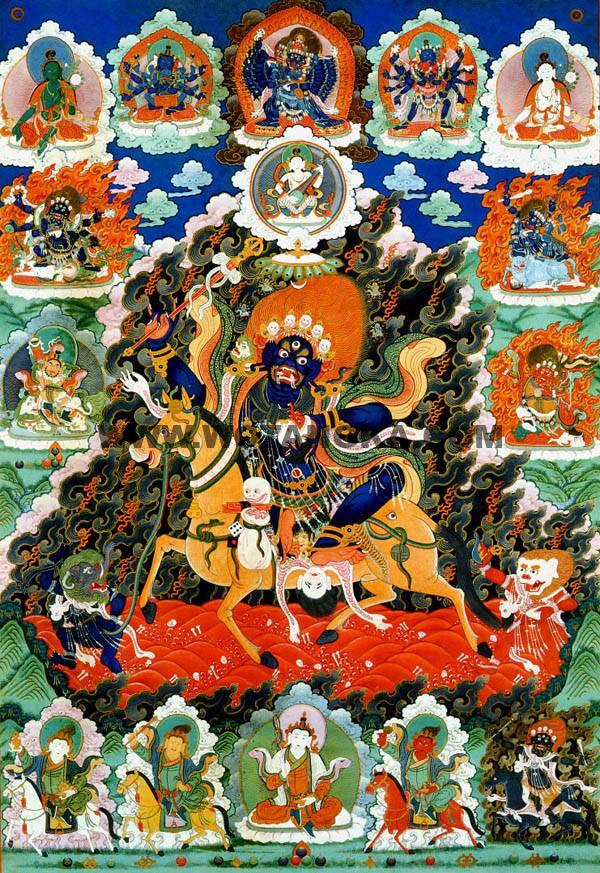 沃唐卡编号AC97792：吉祥天母