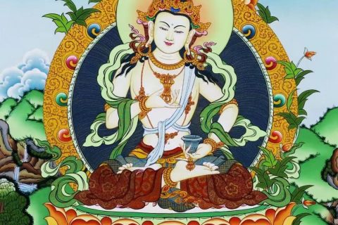 编号138-755472：彩绘唐卡-金刚萨埵（61*43CM左右）