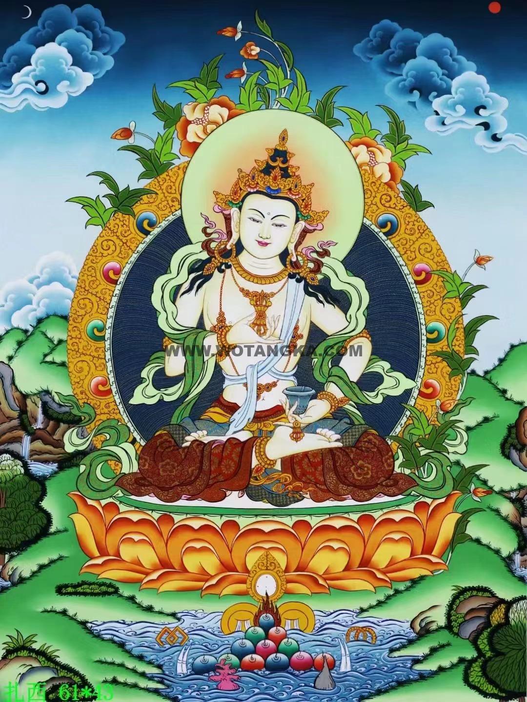 编号138-755472:彩绘唐卡-金刚萨埵(61*43CM左右)