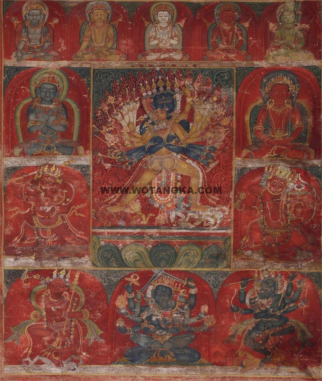 沃唐卡编号AC39432:时轮金刚