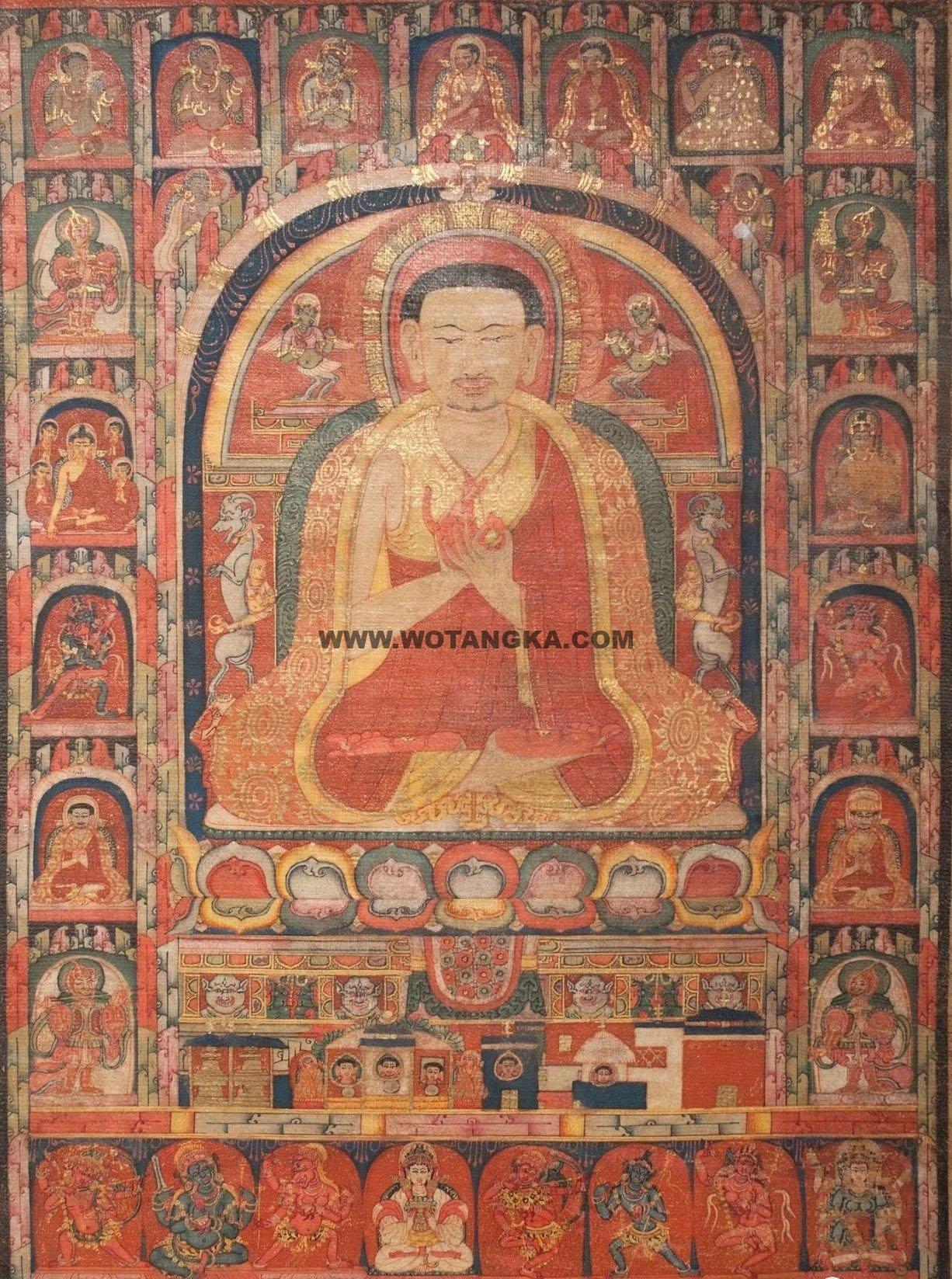 沃唐卡编号AC77433:达隆塘巴·扎西贝