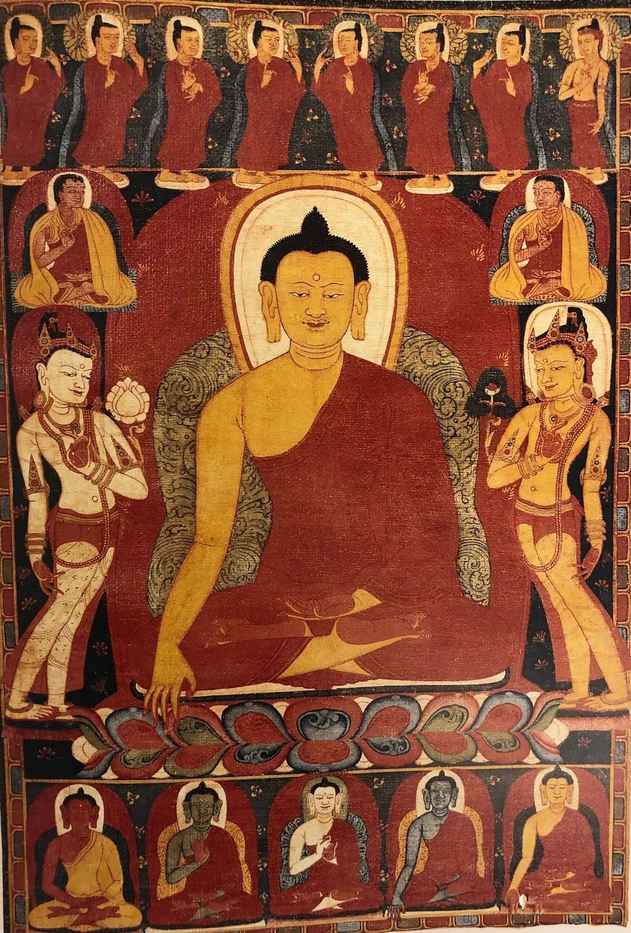 沃唐卡编号AC92843：释迦牟尼佛