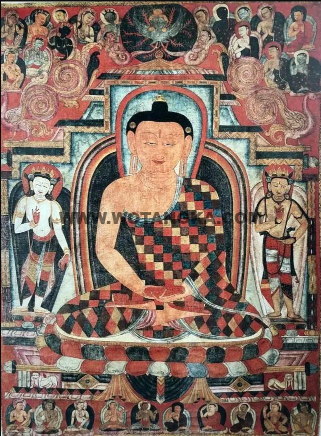 沃唐卡编号AC99552：释迦牟尼佛