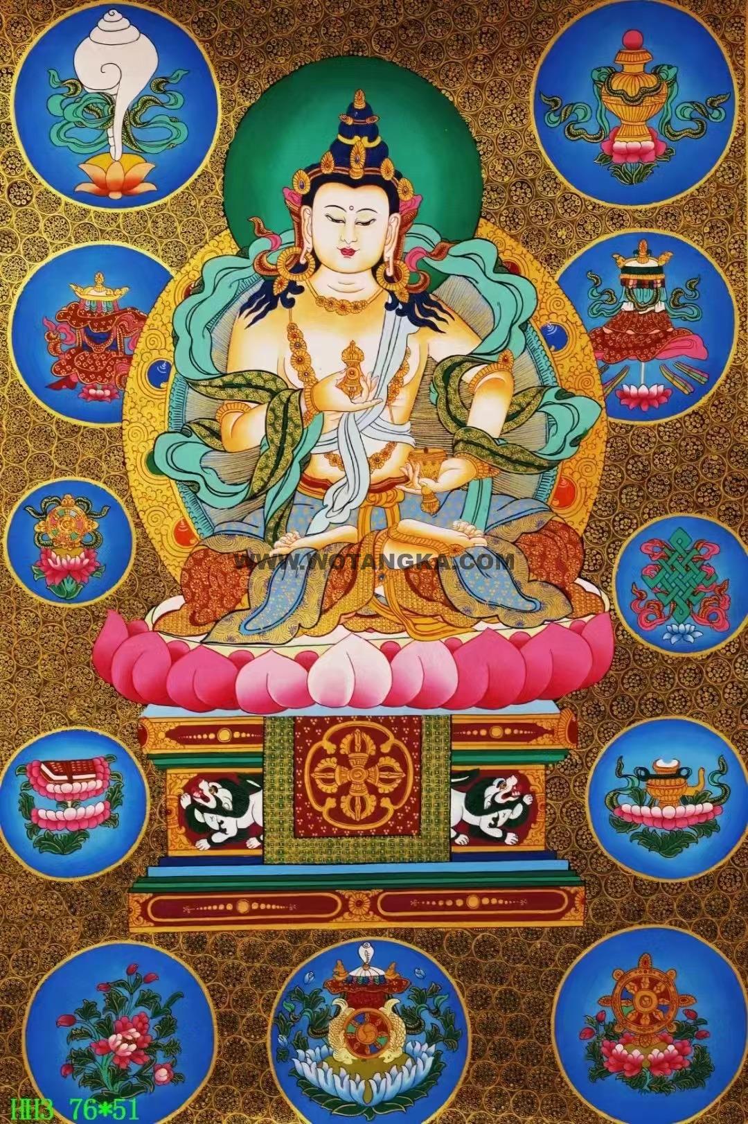 编号138-391785:彩绘唐卡-金刚萨埵(76*51CM左右)