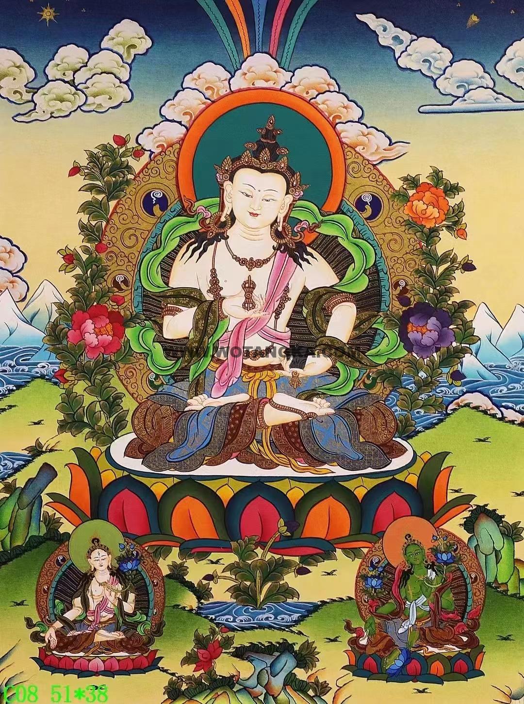 编号138-498687:彩绘唐卡-金刚萨埵(51*38CM左右)