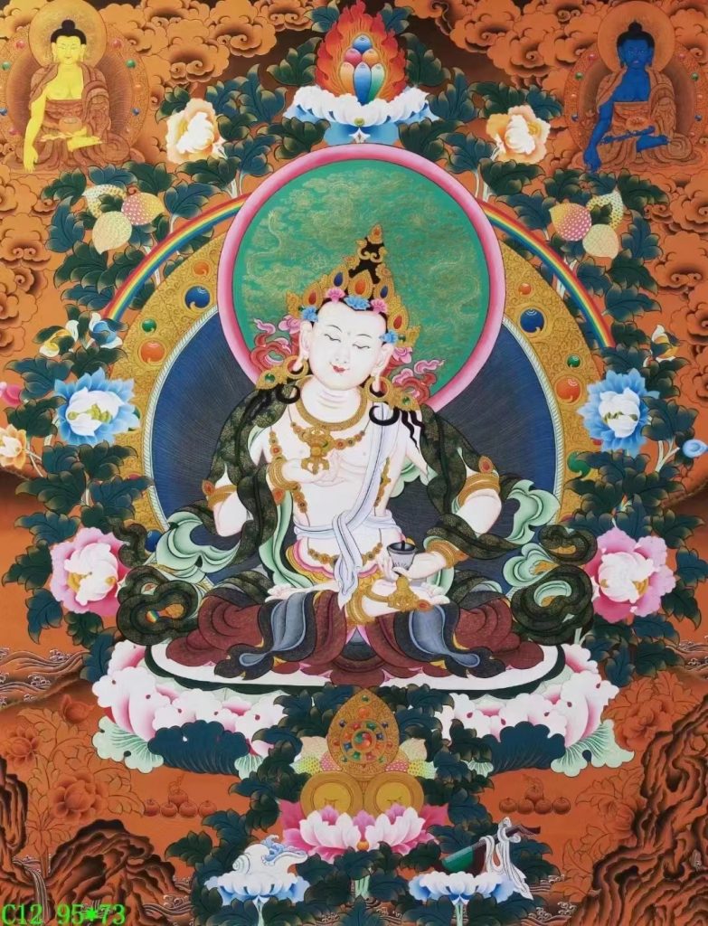编号138-600785：彩绘唐卡-金刚萨埵（95*73CM左右）