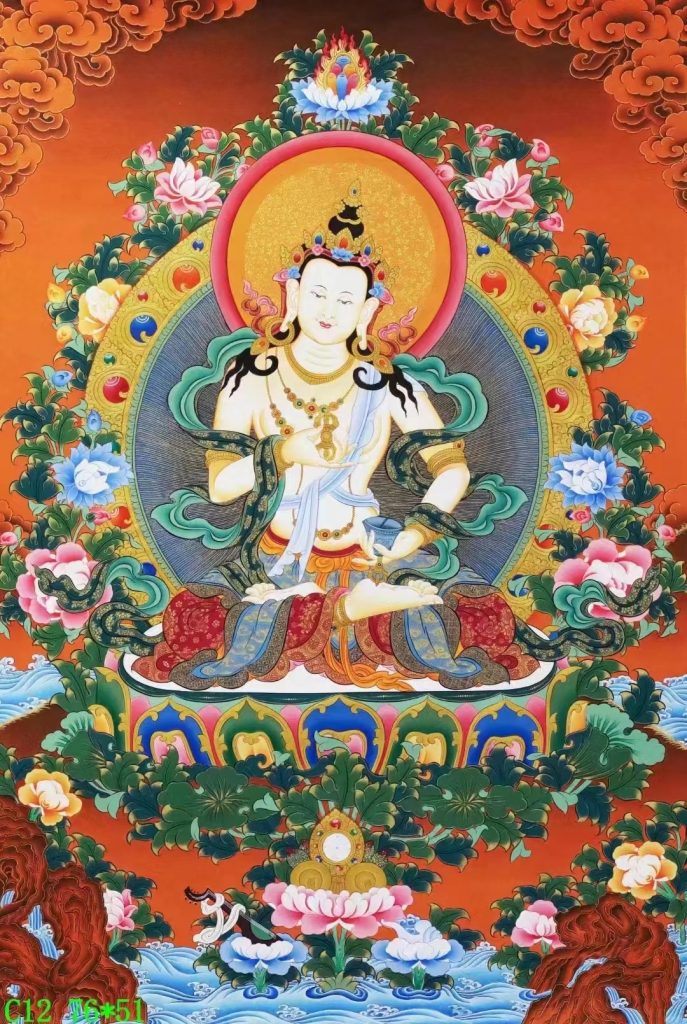 编号138-844901：彩绘唐卡-金刚萨埵（76*51CM左右）