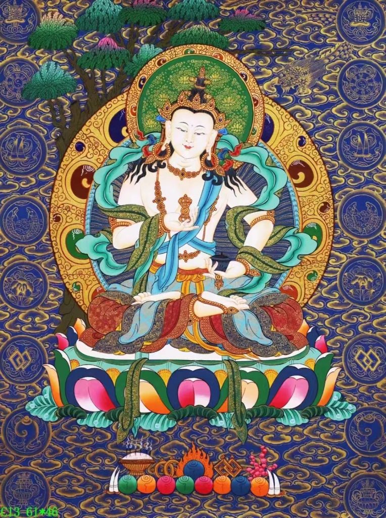 编号138-141338：彩绘唐卡-金刚萨埵（61*46CM左右）