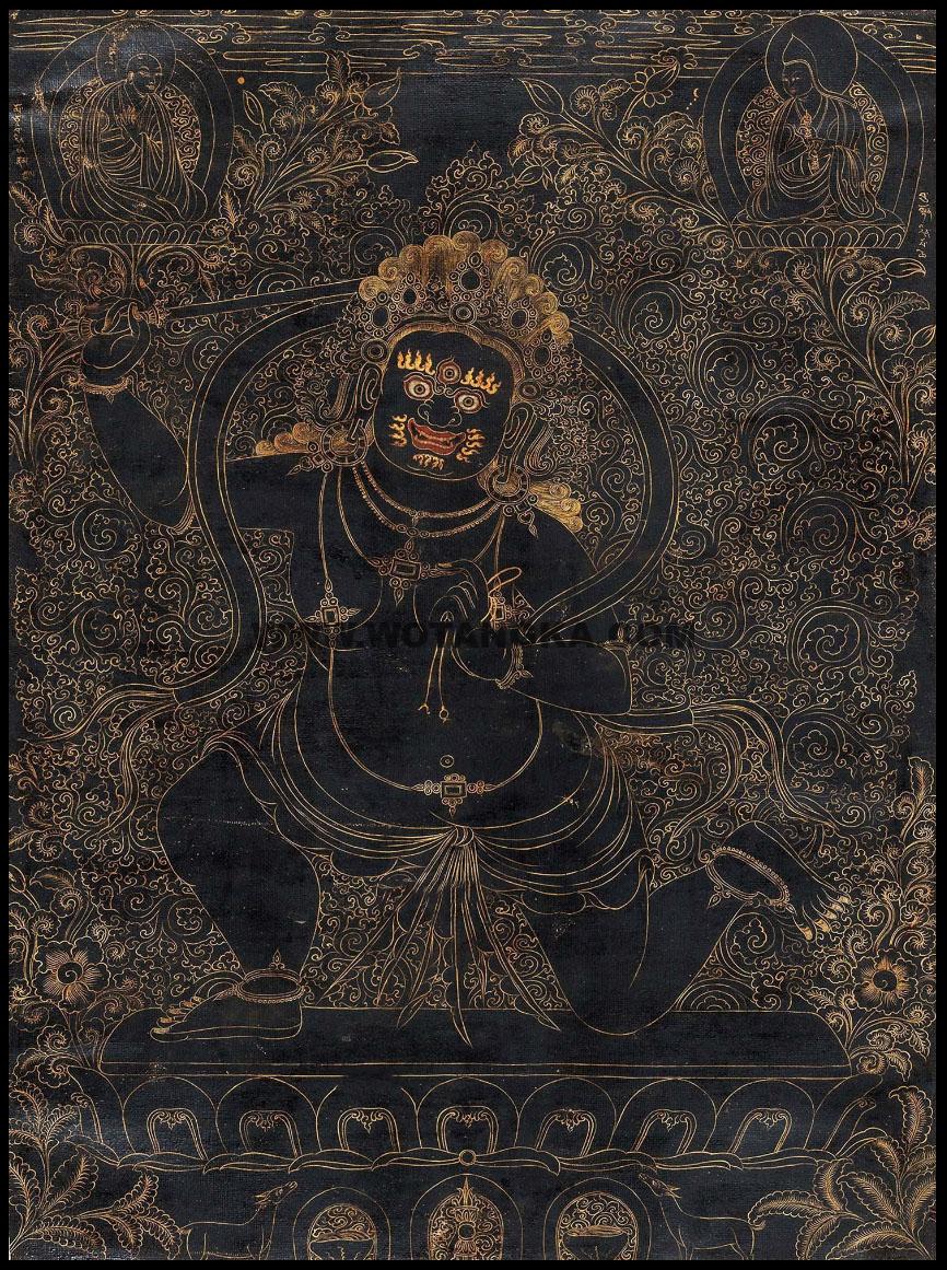 沃唐卡编号AC53321：不动明王