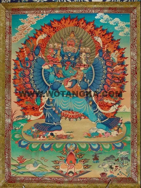 沃唐卡编号AC11741： 大威德金刚