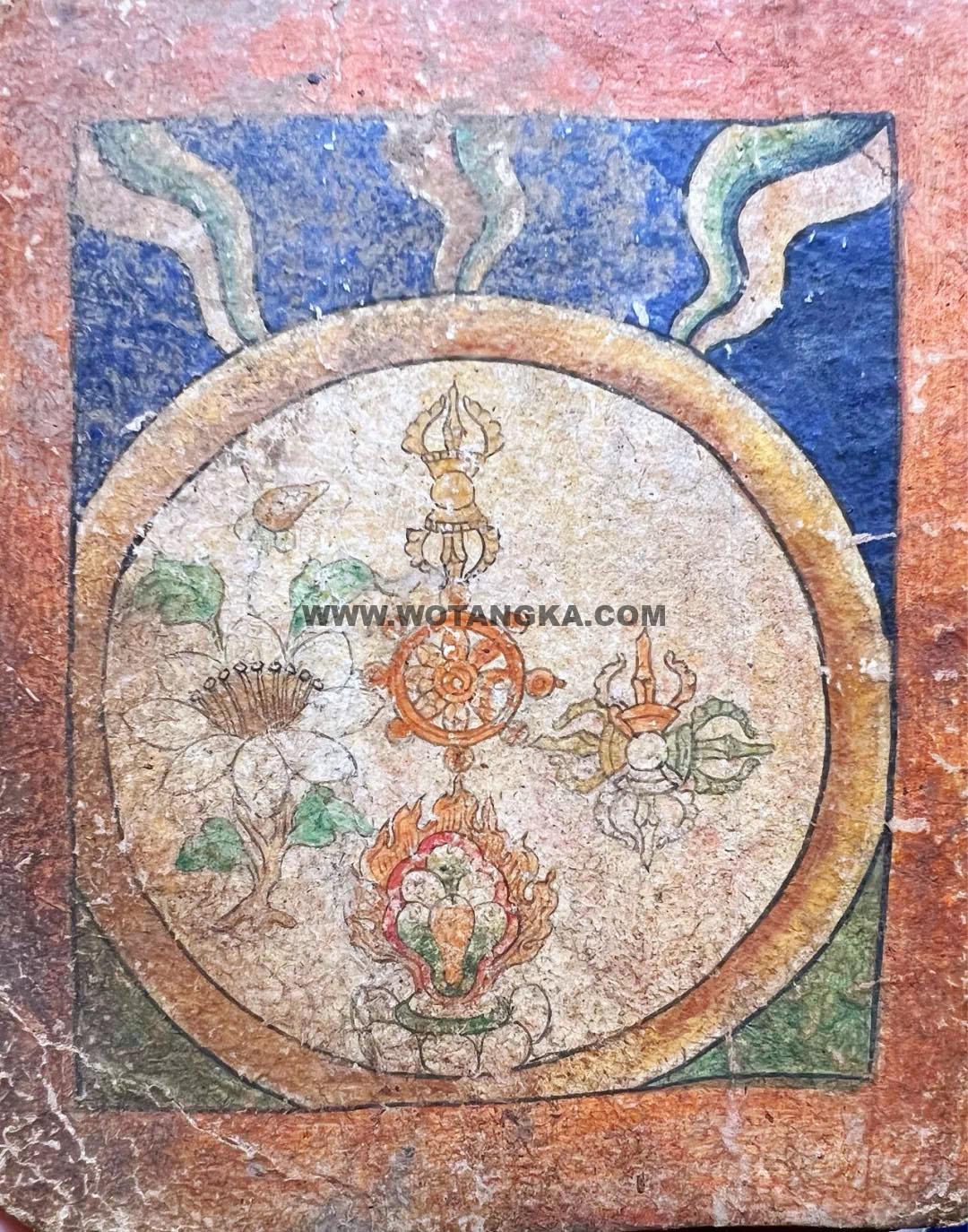 沃唐卡编号AC30822：灌顶