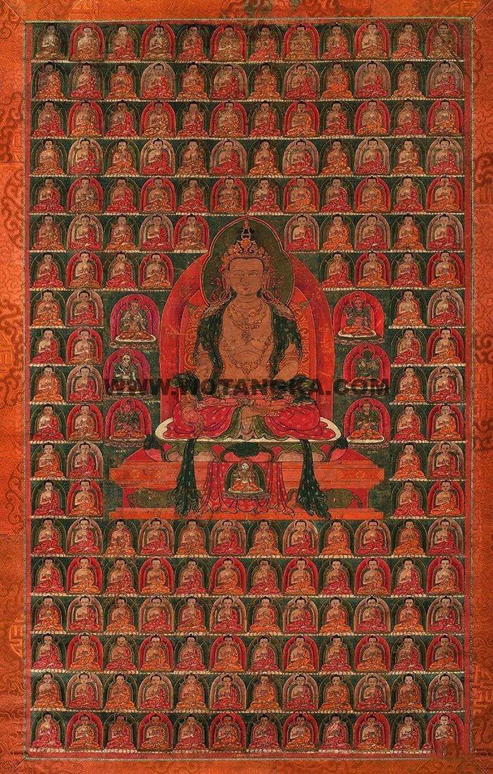 沃唐卡编号AC40289：宝生佛