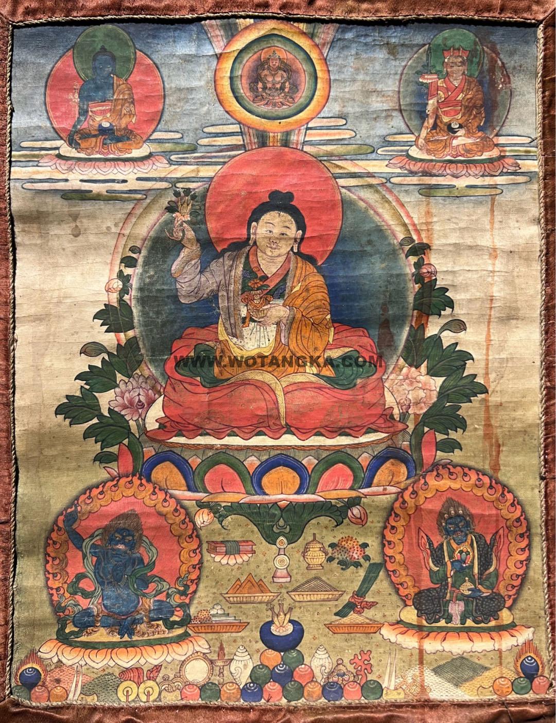 沃唐卡编号AC46016：噶玛噶举派·宇妥宁体观修