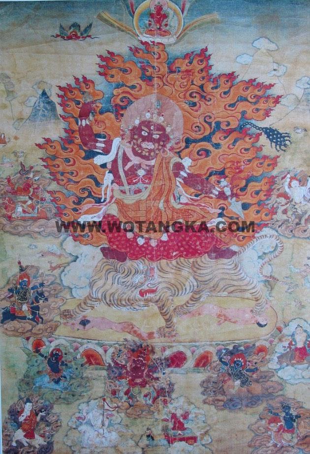 沃唐卡编号AC46934：忿怒莲师