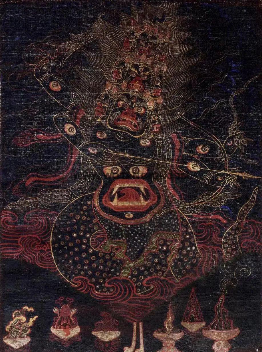 沃唐卡编号AC90003：惹呼拉（曜神）