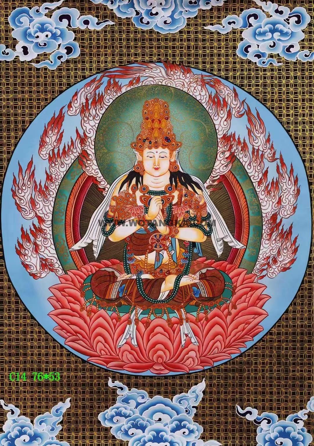 编号138-471994:彩绘唐卡-大日如来(60*45CM左右)