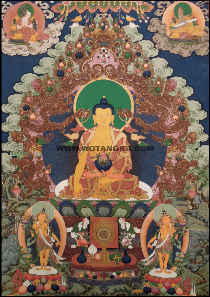 沃唐卡编号AC11328:释迦摩尼