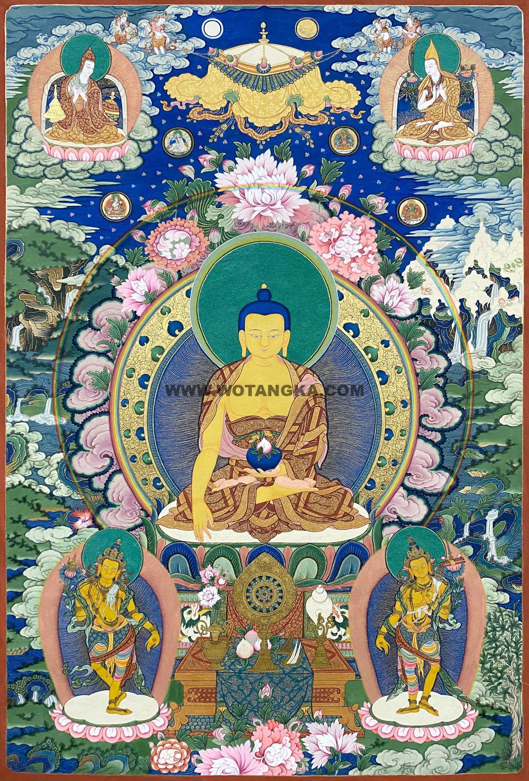 沃唐卡编号AC16088：释迦摩尼