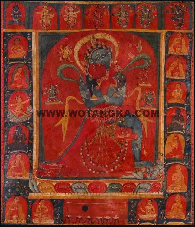 沃唐卡编号AC23430：胜乐金刚修法