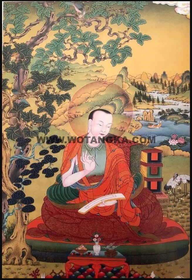 沃唐卡编号AC28472：活佛