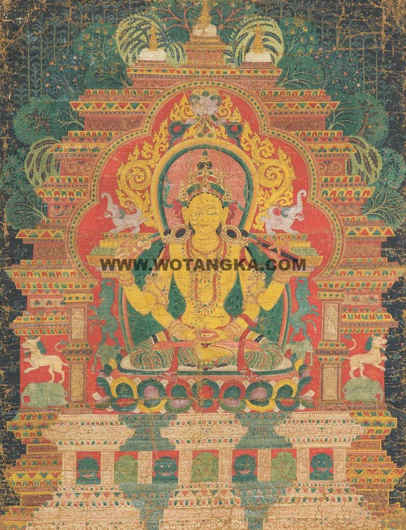 沃唐卡编号AC32542：般若佛母