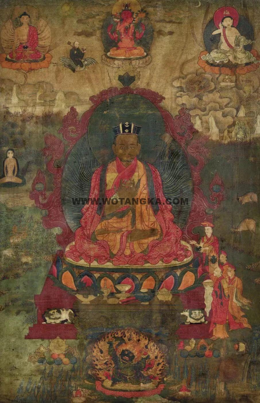 沃唐卡编号AC48485：八世噶玛巴·弥觉多吉