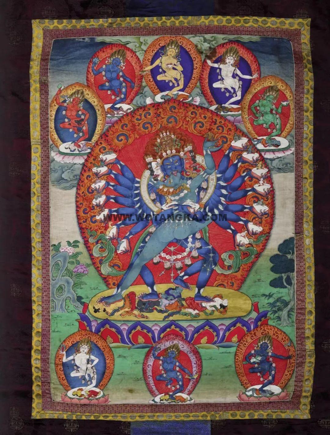 沃唐卡编号AC50046：喜金刚