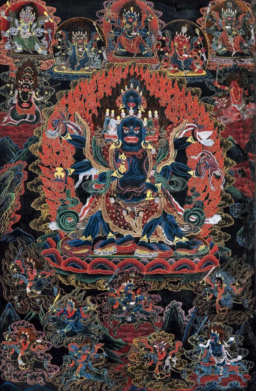 沃唐卡编号AC73313：一髻佛母