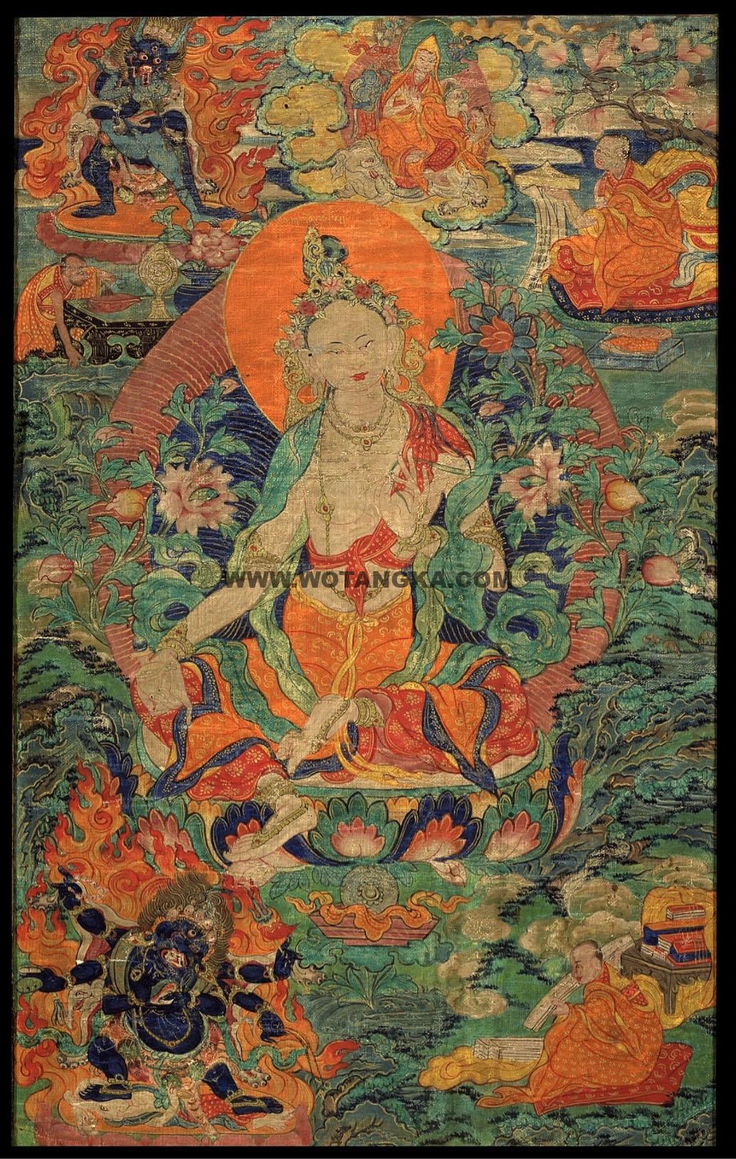 沃唐卡编号AC84311：度母