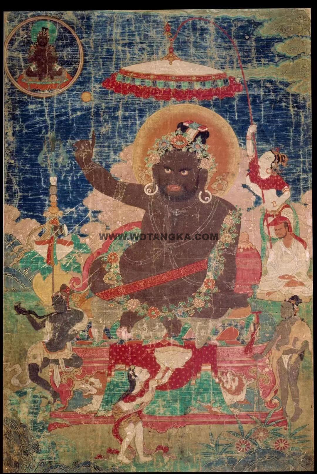 沃唐卡编号AC89732：大成就者毗卢巴