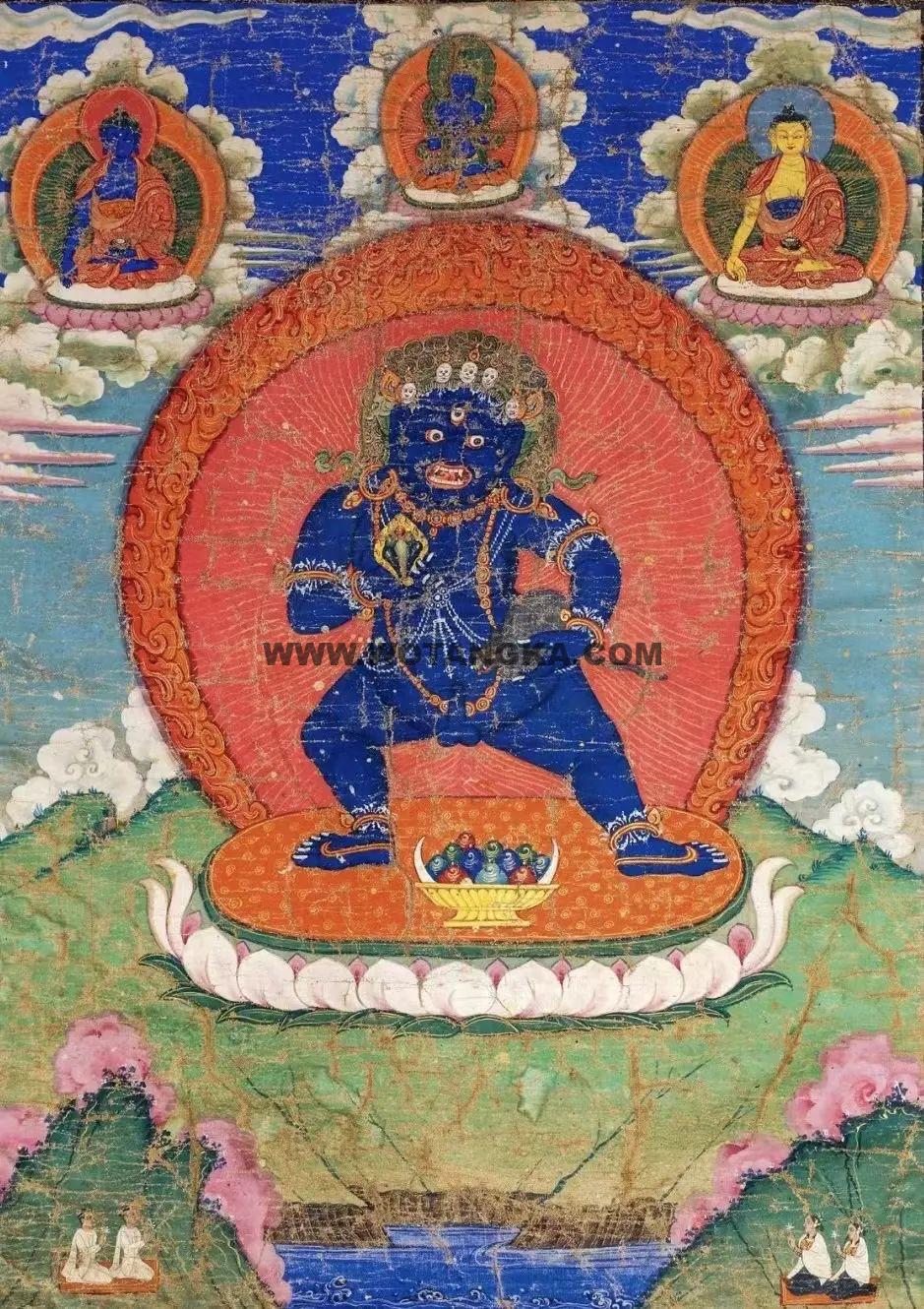 沃唐卡编号AC96002：黑财神