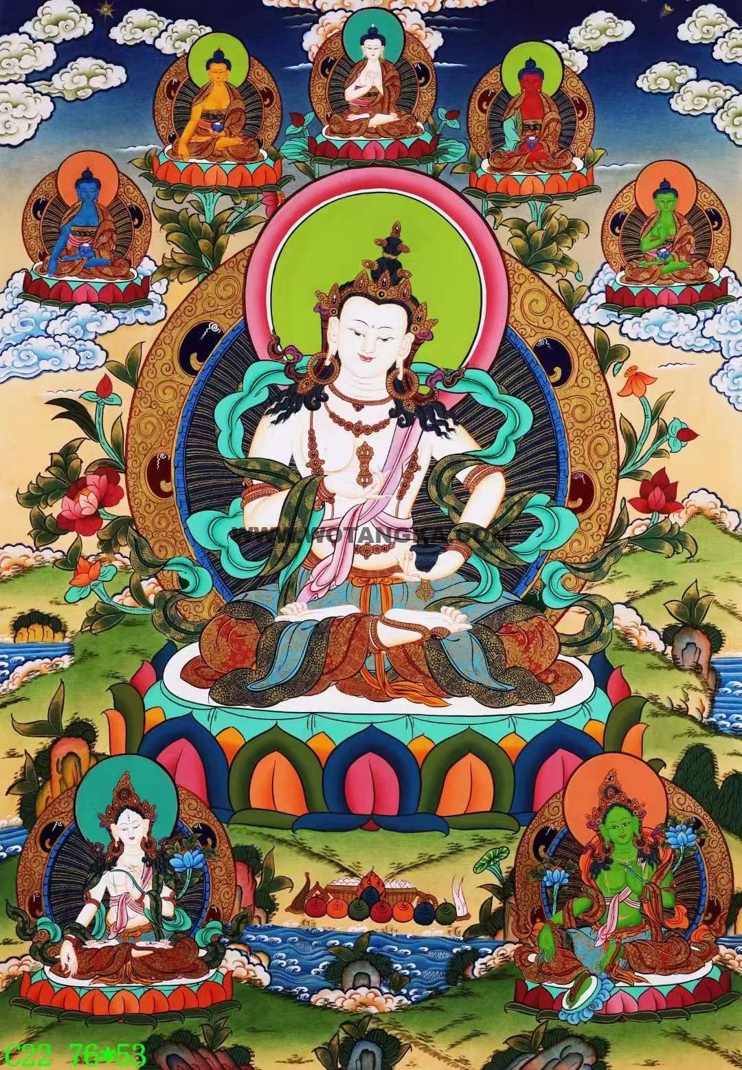 编号138-188801:彩绘唐卡-金刚萨埵(76*53CM左右)