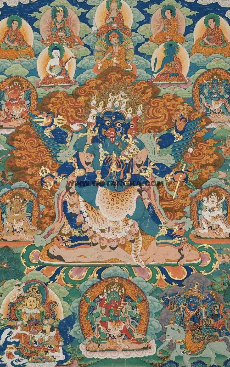 沃唐卡编号AC22497:普巴金刚