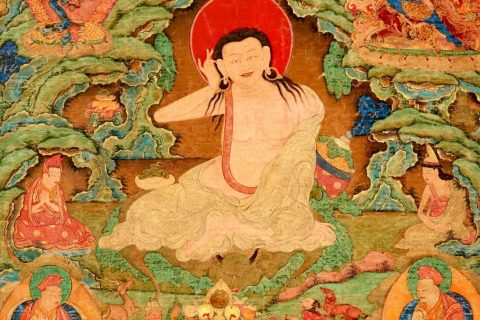 沃唐卡编号AC94654：米拉日巴尊者