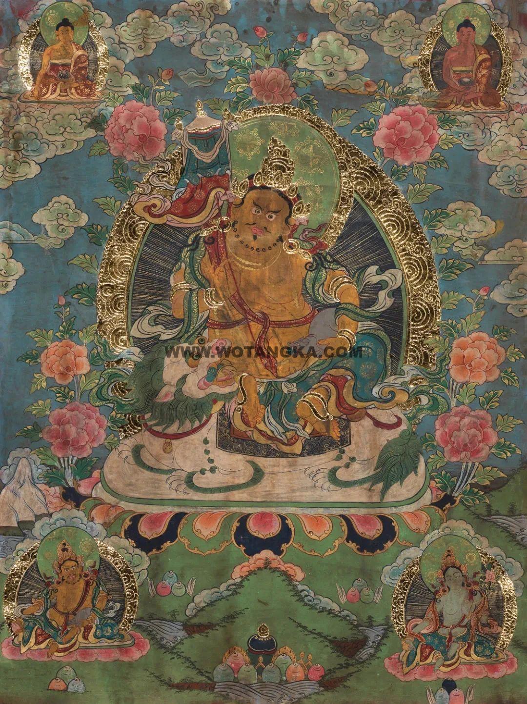 沃唐卡编号AC44845：财宝天王