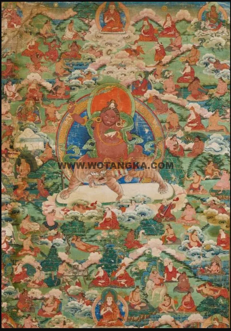 沃唐卡编号AC51380:宗喀巴五照见