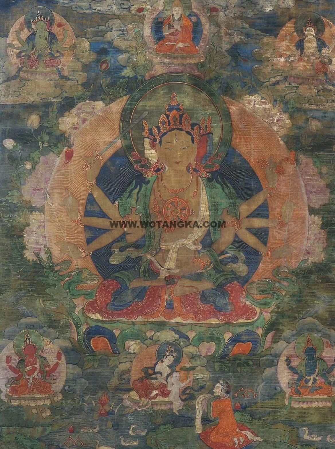 沃唐卡编号AC77397:大随求佛母