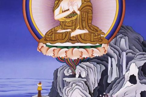 编号138-476927：彩绘唐卡-大日如来（61*45CM左右）