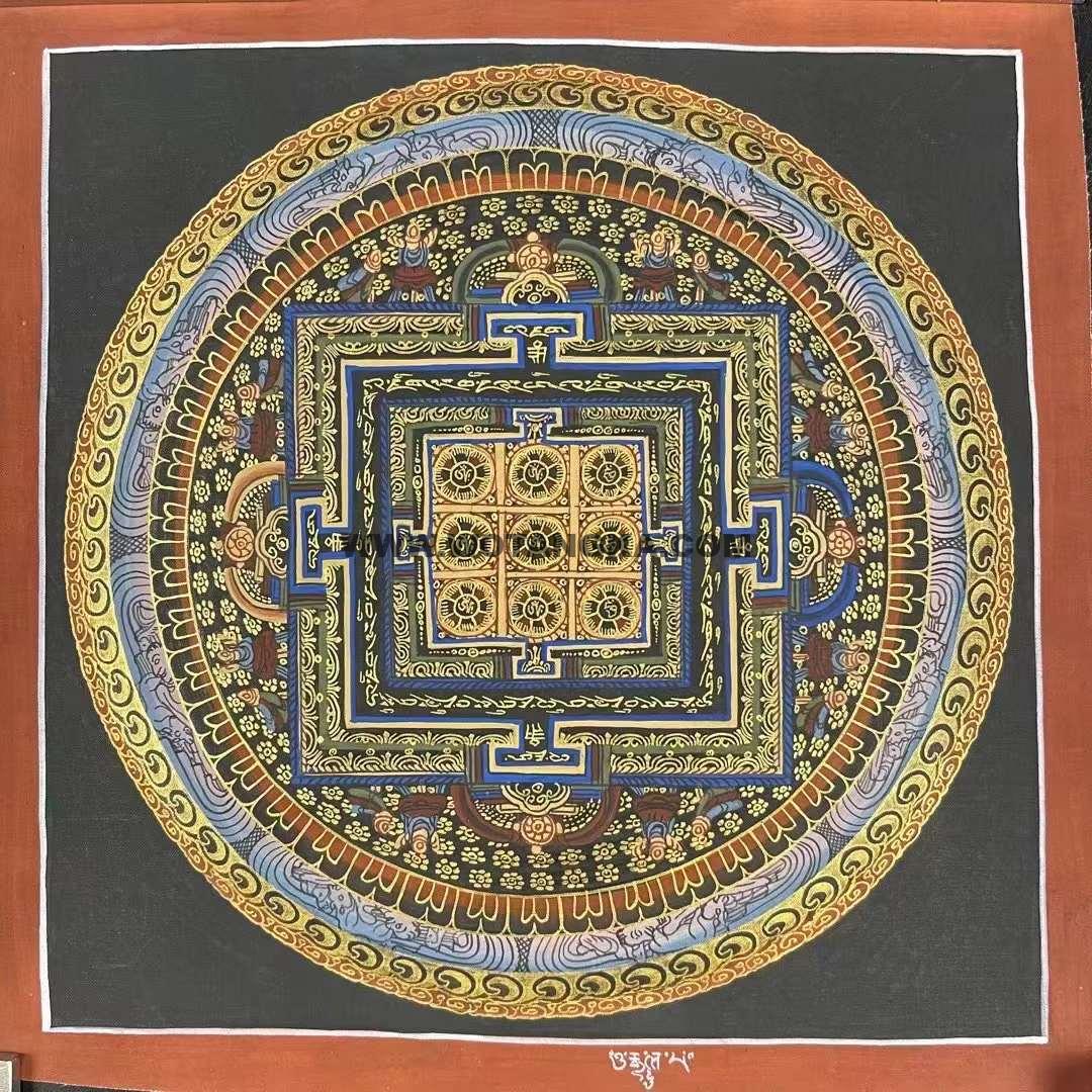 2023.06.09-尼泊尔入门级坛城小唐卡欣赏与解析