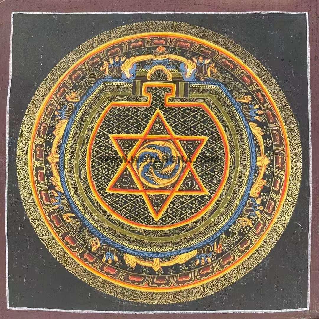 2023.06.09-尼泊尔入门级坛城小唐卡欣赏与解析