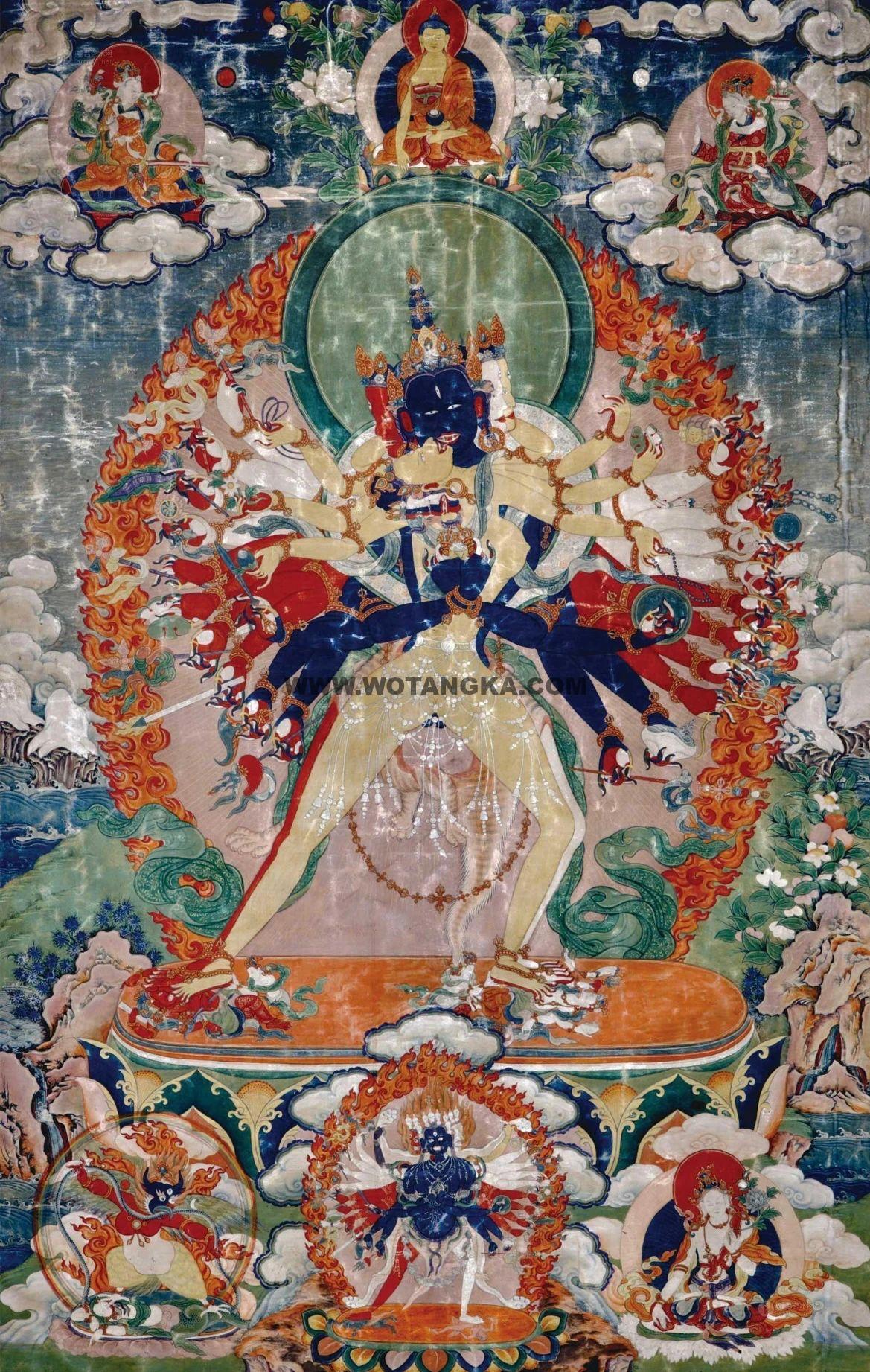 沃唐卡编号AC13917：时轮金刚