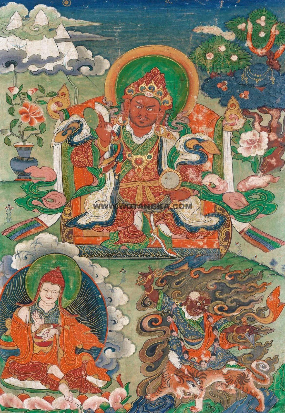 沃唐卡编号AC34954：莲师八变之三化现