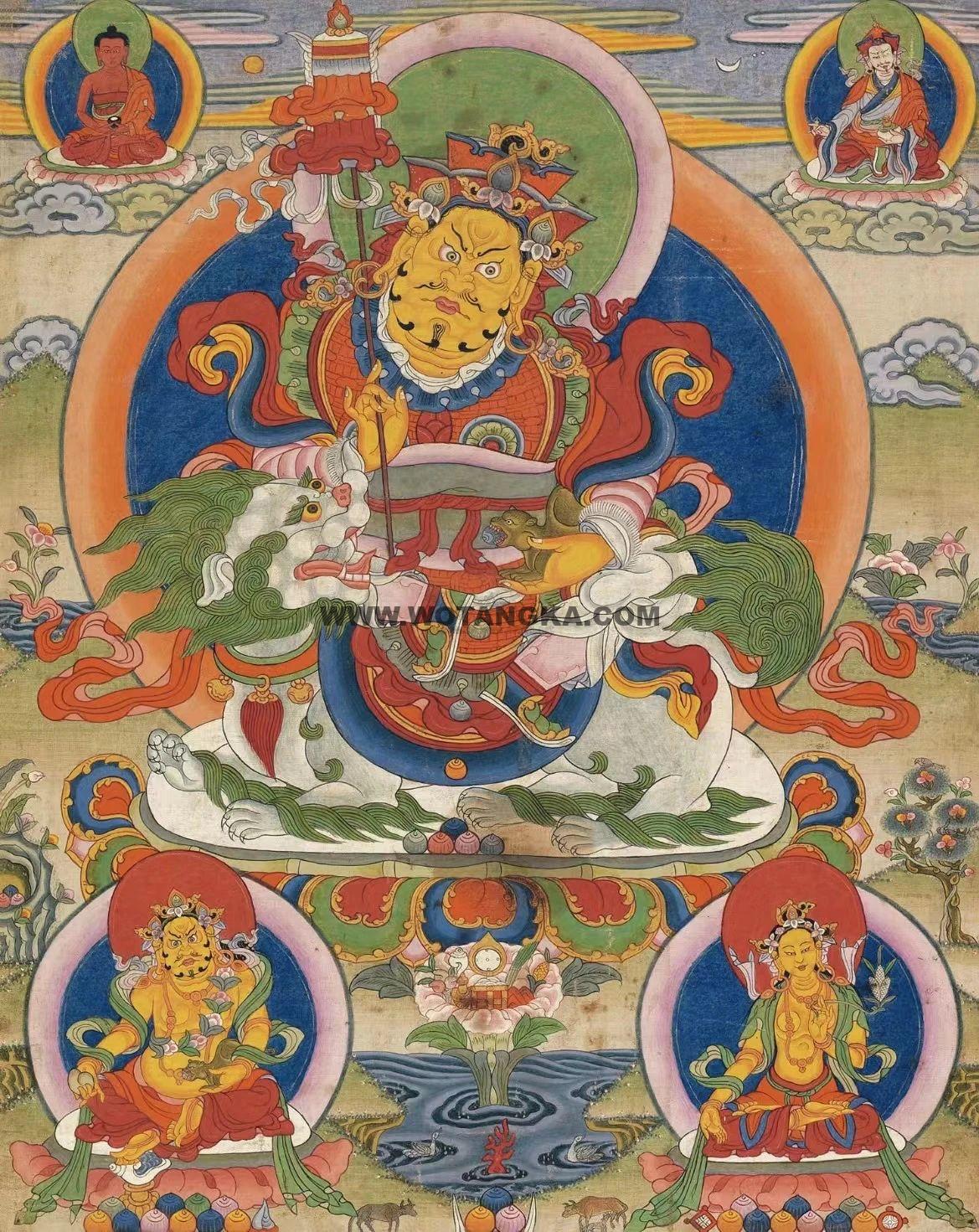 沃唐卡编号AC39825：财宝天王