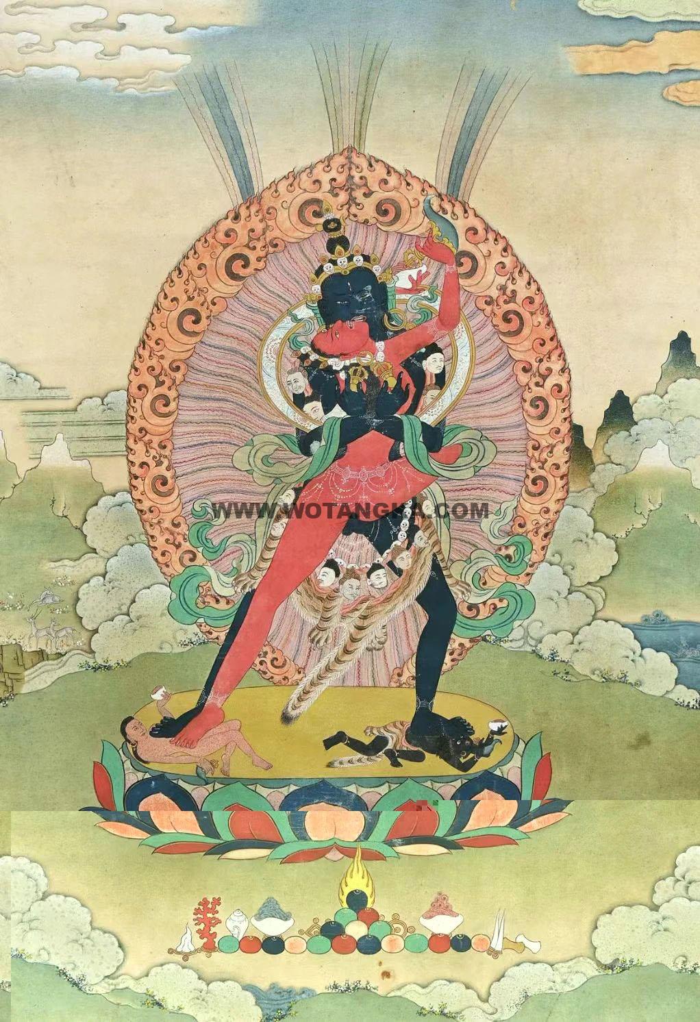 沃唐卡编号AC52948：胜乐金刚