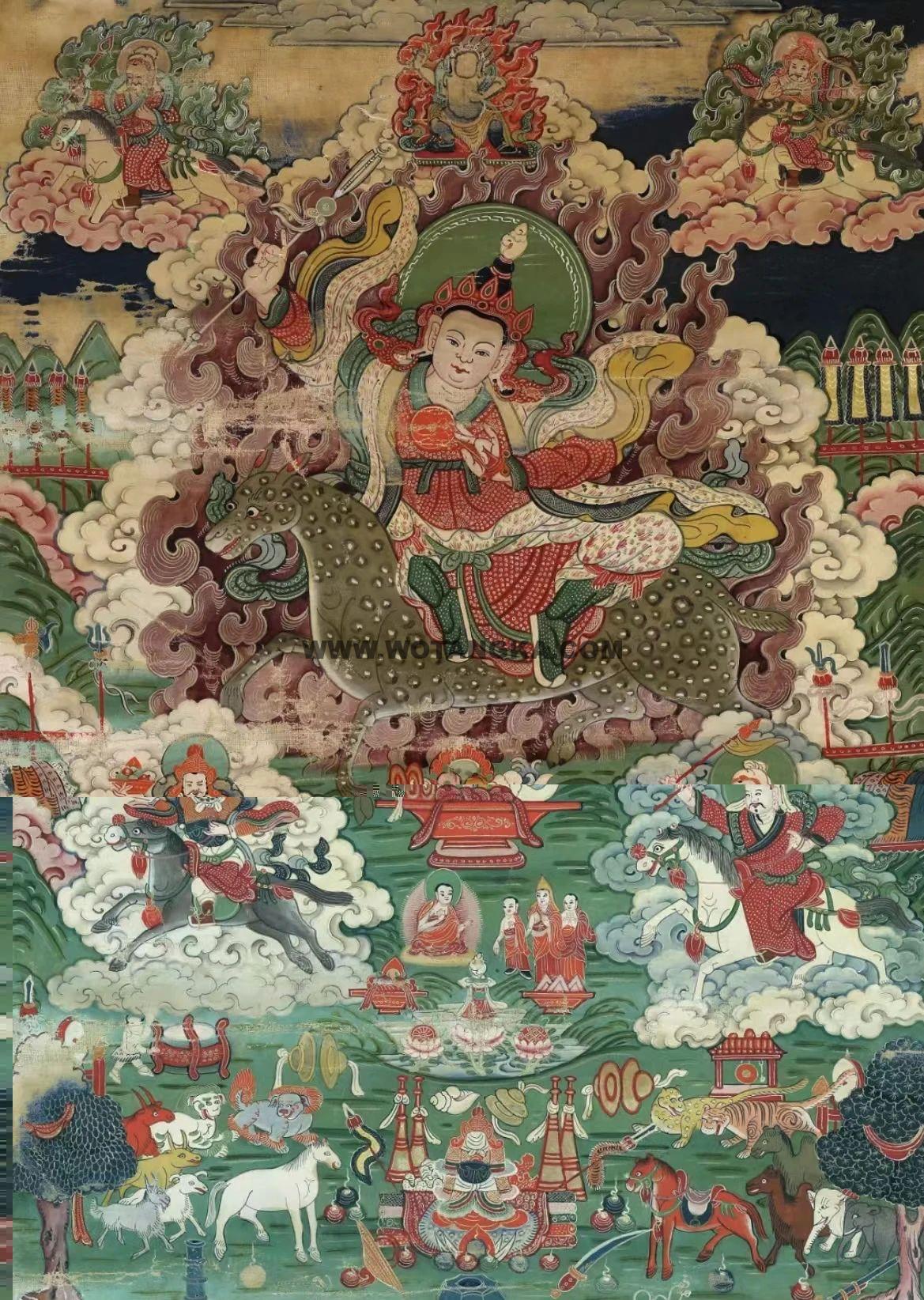 沃唐卡编号AC57314：五守舍神