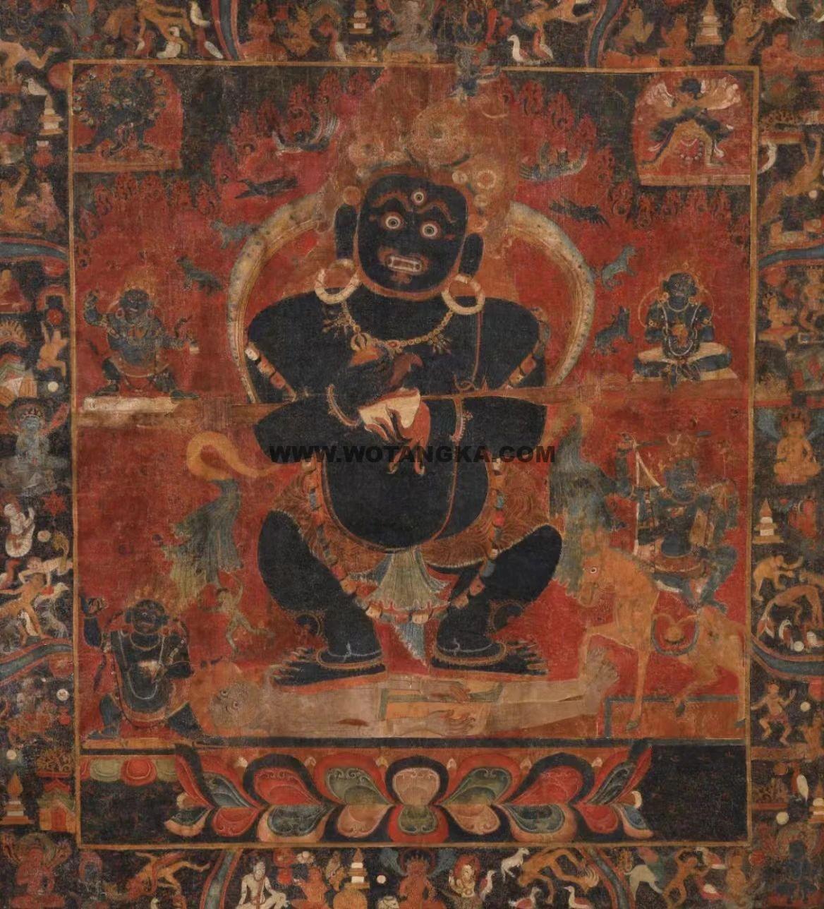 沃唐卡编号AC58026：大黑天